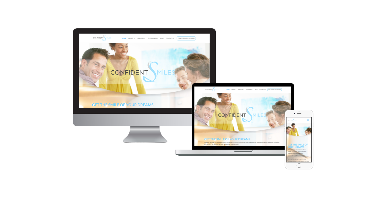 Confident Smiles WordPress Web Design Brand and Beyond